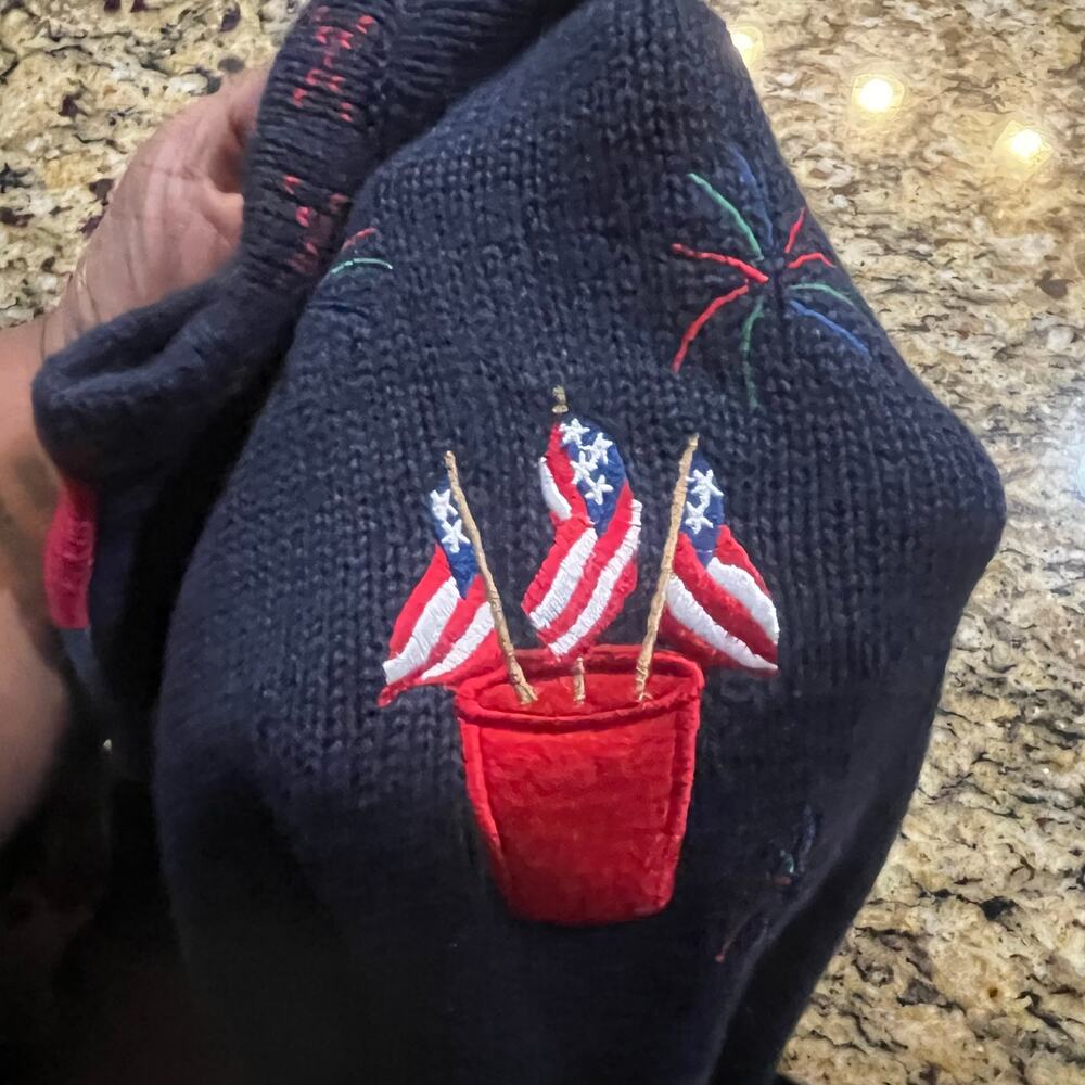 Vintage The Quacker Factory Patchwork Holiday Sea… - image 7